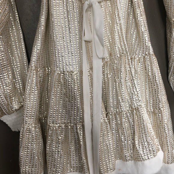 BNWT ASOS Gold Wrap dress, small! - Picture 5 of 8